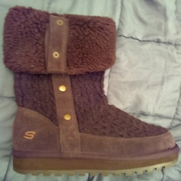 Sketchers cable knit boots - Picture 4 of 7